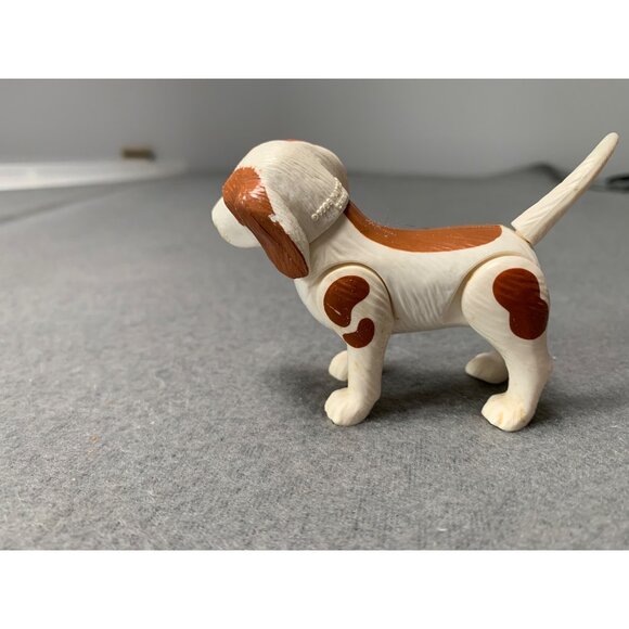 Mattel Barbie Vet 1996 Pet Doctor Brown & White Dog Puppy Spotted Figurine - Picture 3 of 9